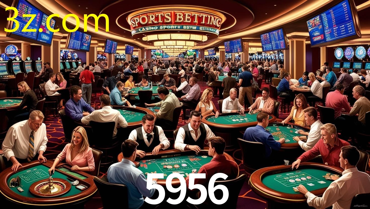 5956