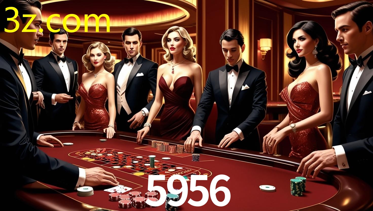 5956